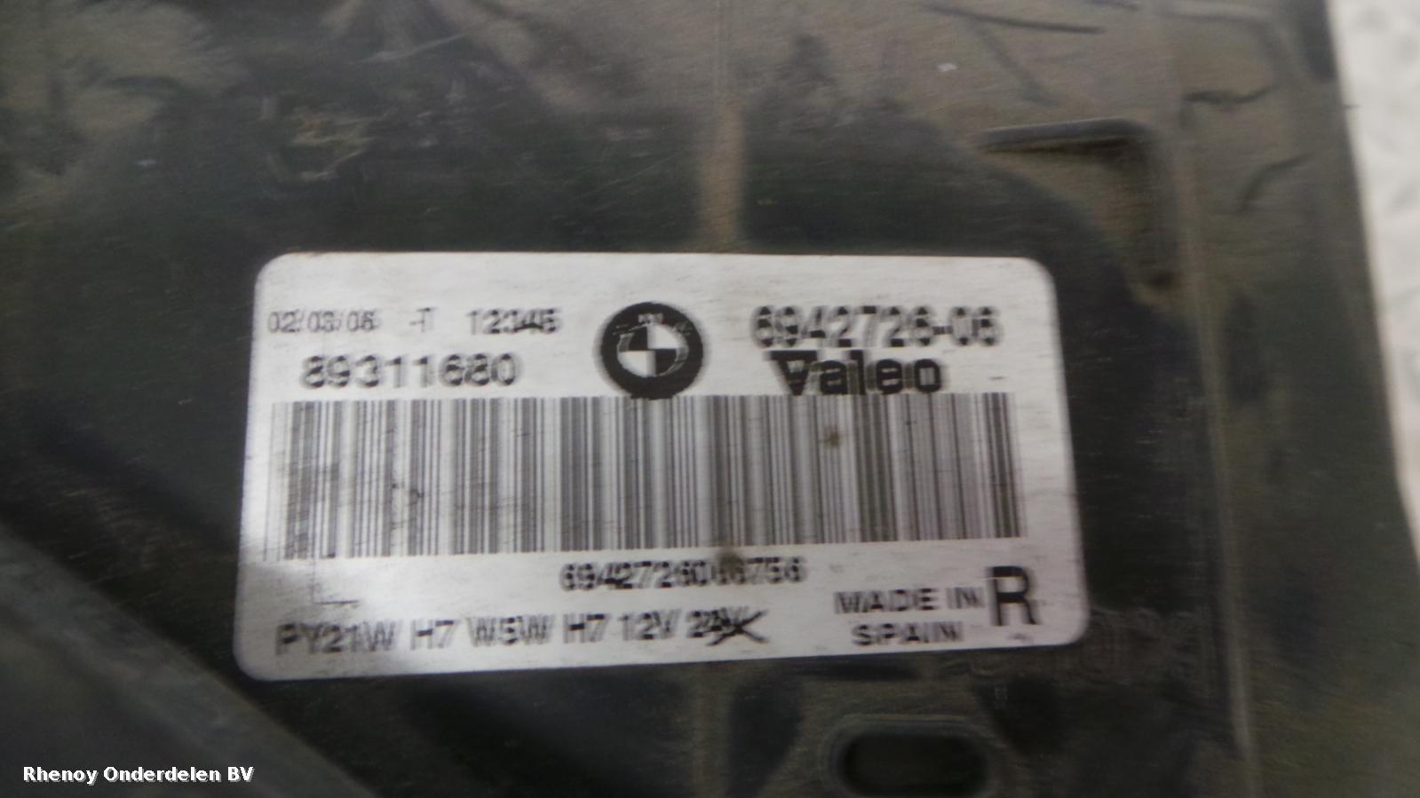 View Auto part KOPLAMP R BMW 3 SERIES 2006