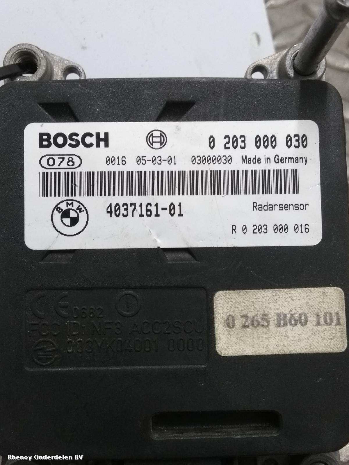 2004 BMW 6 SERIES SENSOR RADAR View Auto part SENSOR RADAR BMW 6 SERIES 2004