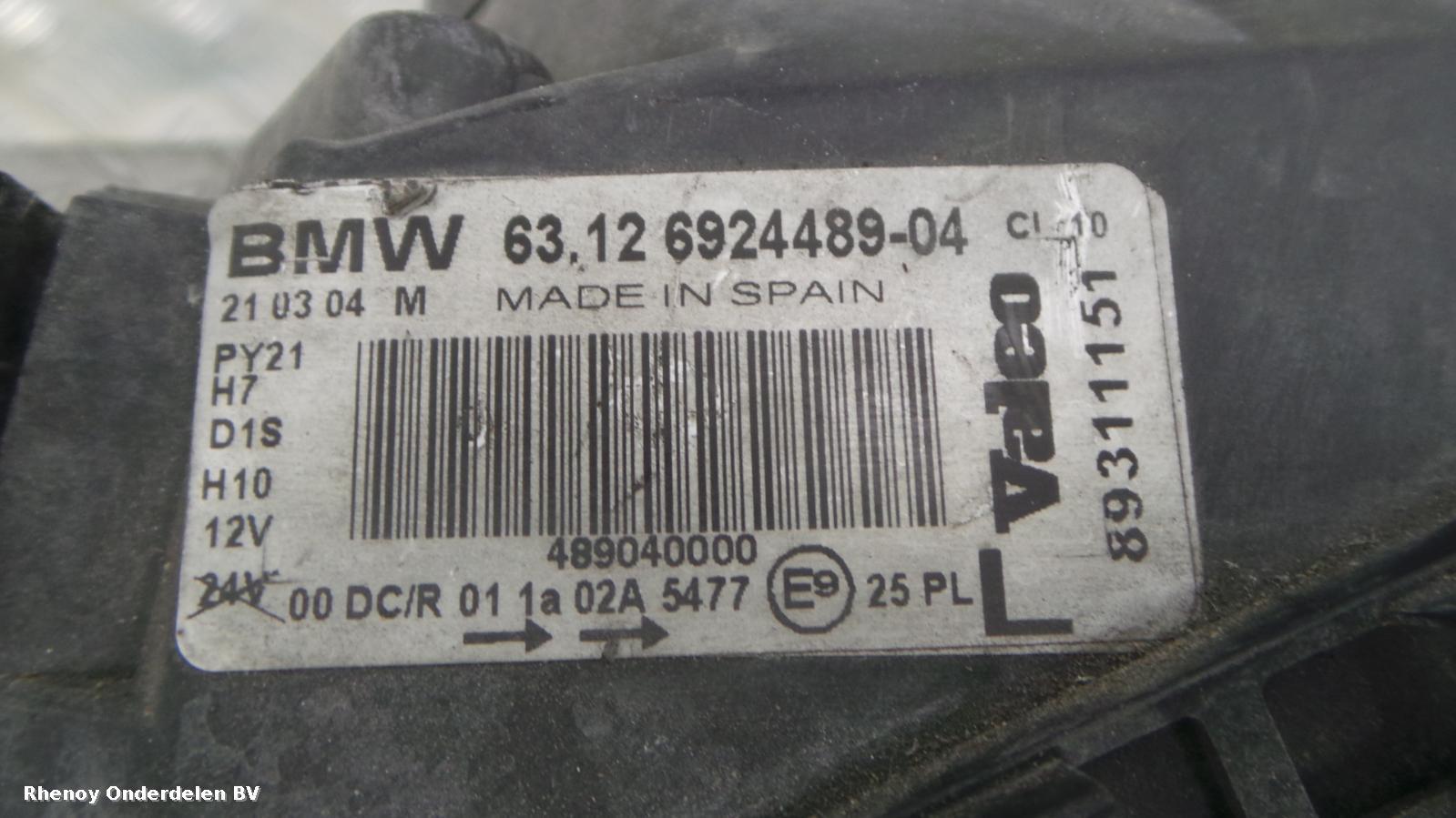 View Auto part KOPLAMP L BMW 1 SERIES 2005
