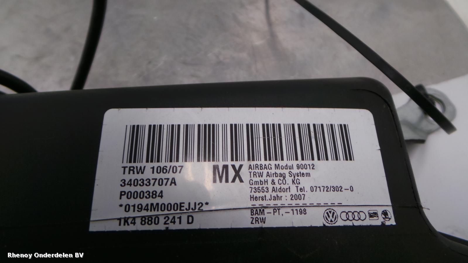 View Auto part AIRBAG LINKS VOLKSWAGEN JETTA 2007