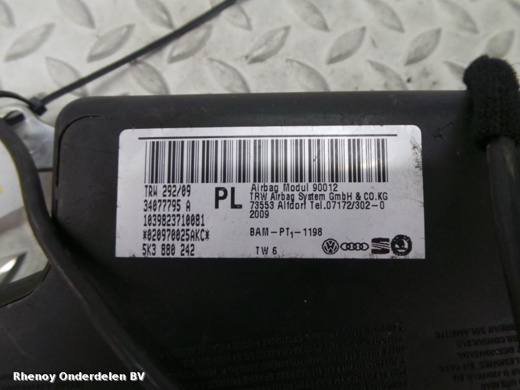 2009 VOLKSWAGEN GOLF AIRBAG RECHTS View Auto part AIRBAG RECHTS VOLKSWAGEN GOLF 2009
