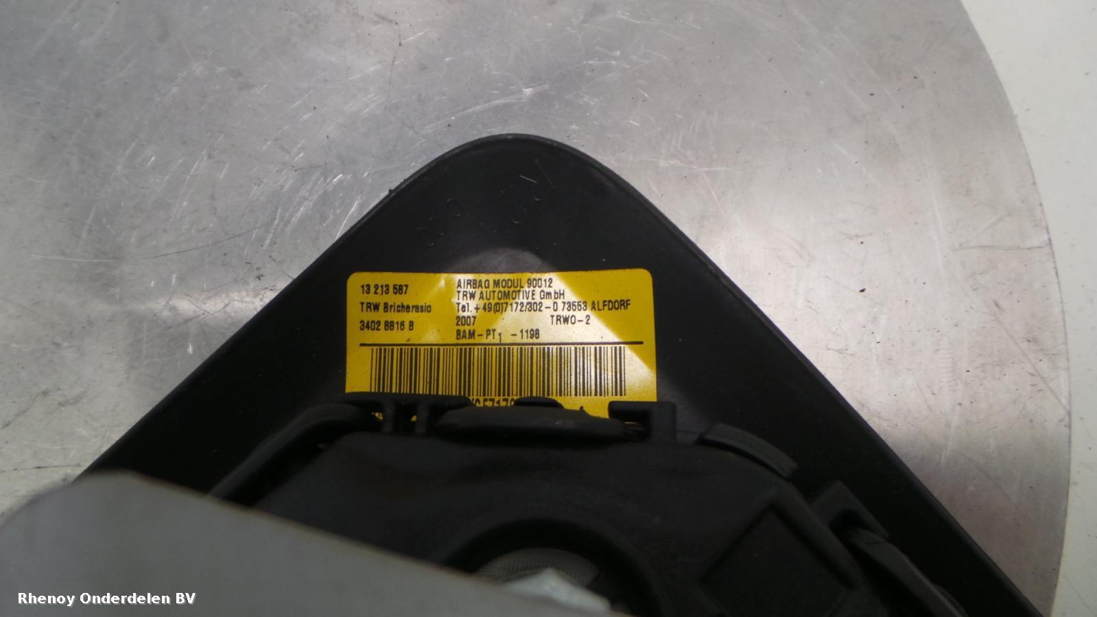 2007 OPEL / VAUXHALL CORSA AIRBAG RECHTS View Auto part AIRBAG RECHTS OPEL / VAUXHALL CORSA 2007