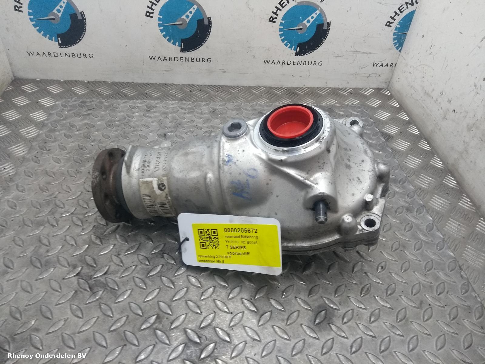 2010 BMW 7 SERIES DIFFERENTIEEL / CARDAN