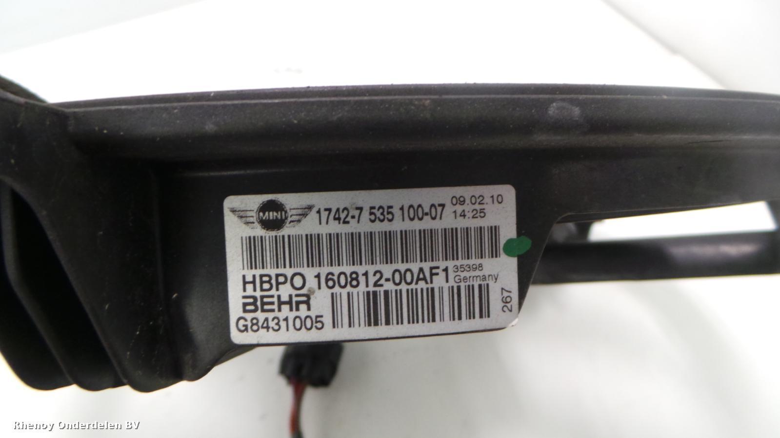 2010 MINI (BMW) COUNTRYMAN KOELVIN ELECTRISCH View Auto part KOELVIN ELECTRISCH MINI (BMW) COUNTRYMAN 2010
