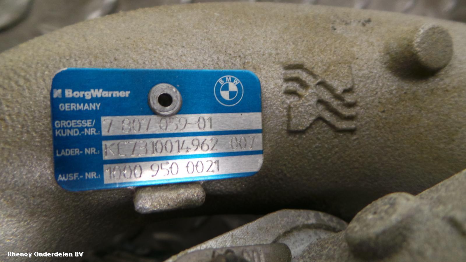 2009 BMW 3 SERIES TURBO View Auto part TURBO BMW 3 SERIES 2009