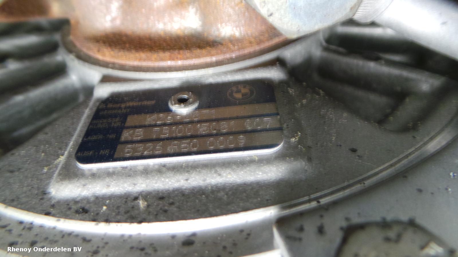 2009 BMW 3 SERIES TURBO View Auto part TURBO BMW 3 SERIES 2009