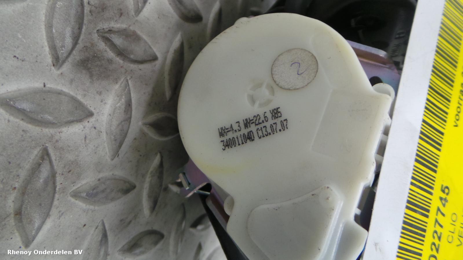 Bekijk Auto-onderdeel VEILIGHEIDSGORDEL RENAULT CLIO 2009