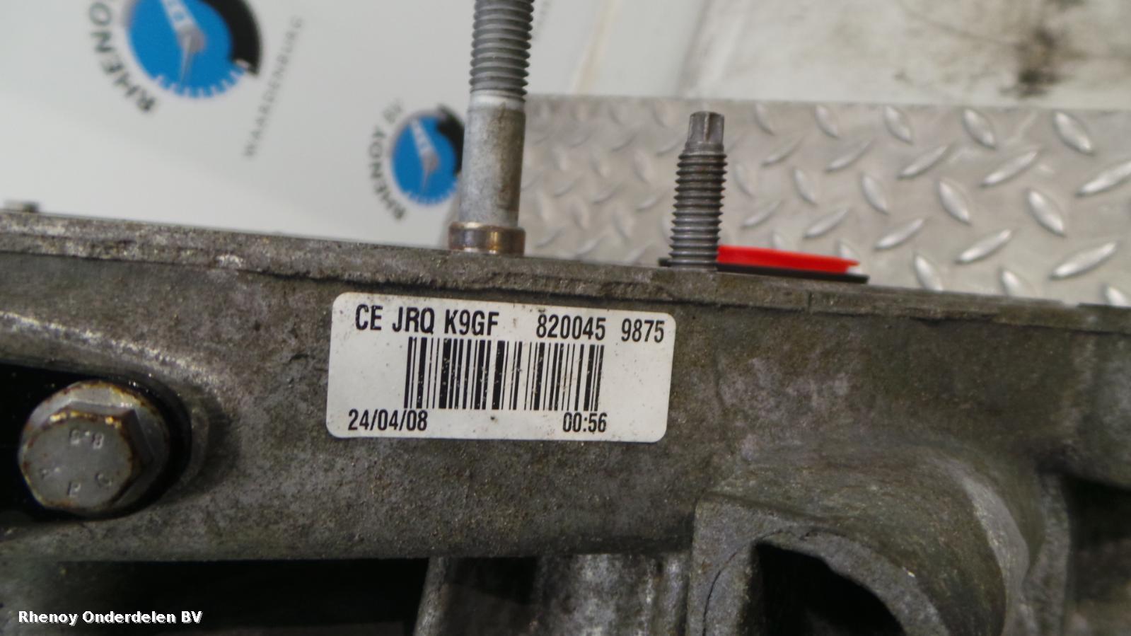 2008 RENAULT KANGOO TRANSMISSIE / VERSNELLINGSBAK View Auto part TRANSMISSIE / VERSNELLINGSBAK RENAULT KANGOO 2008
