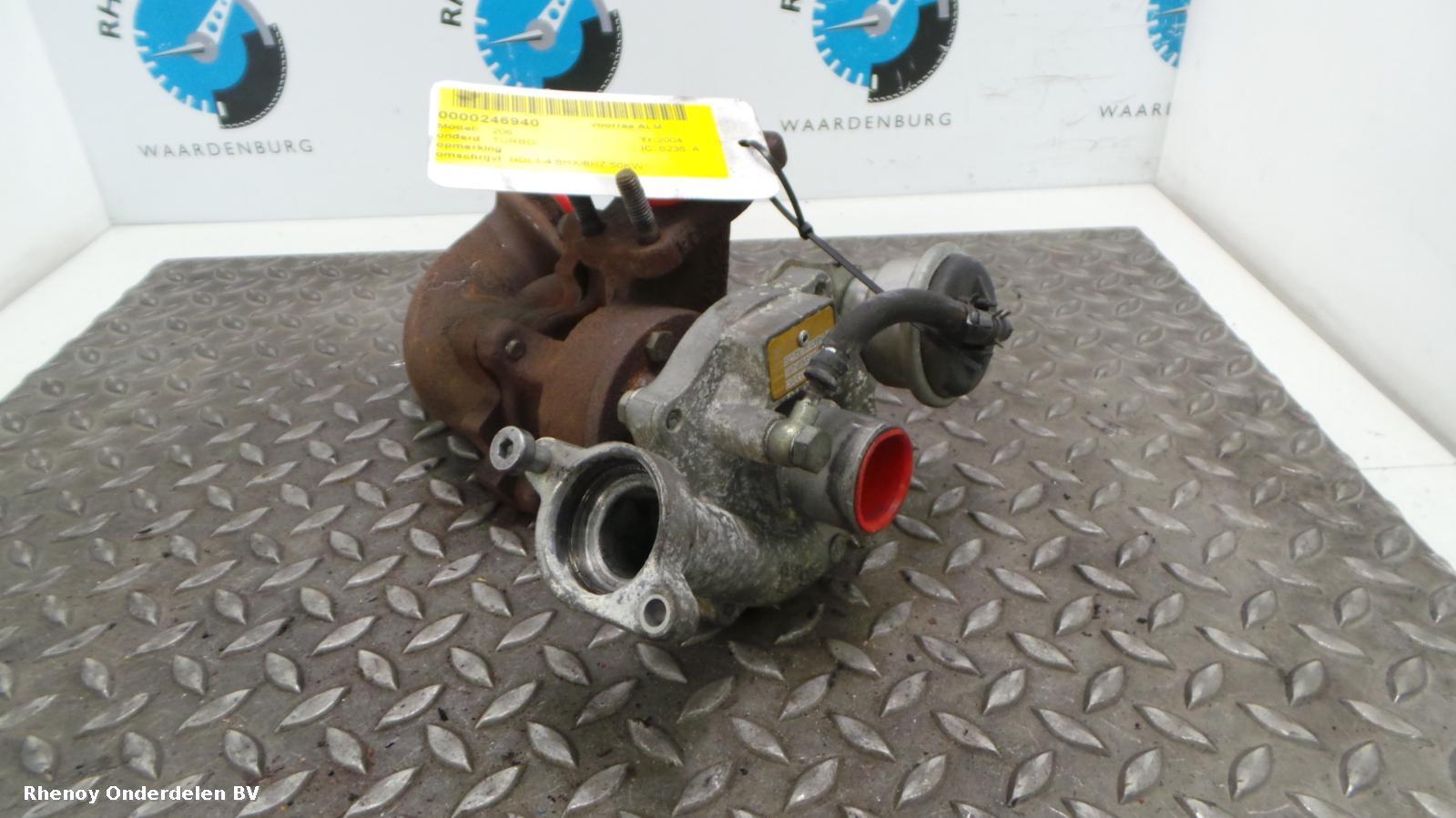 View Auto part TURBO PEUGEOT 206 2004