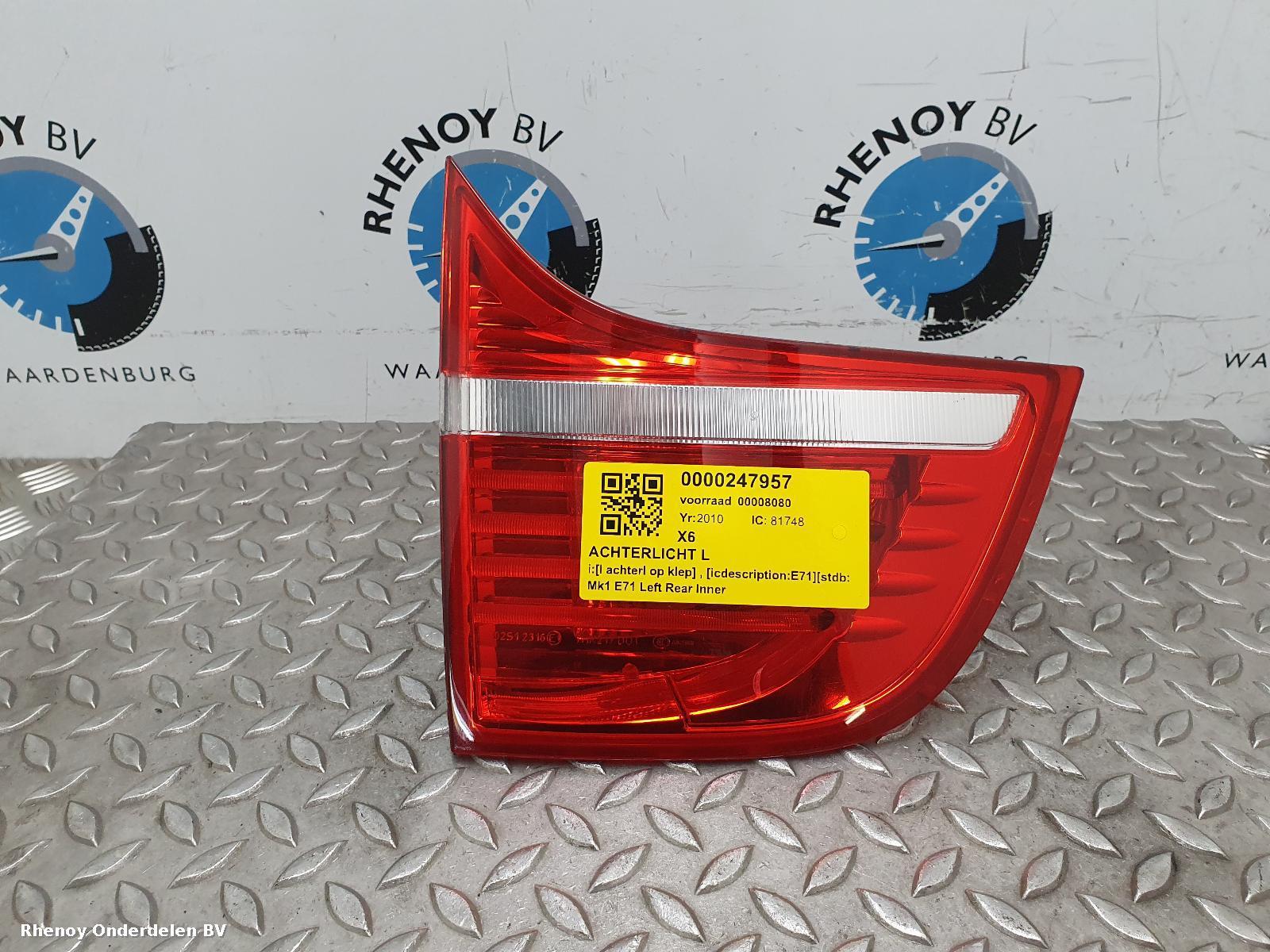 Bekijk Auto-onderdeel ACHTERLICHT L BMW X6 2010