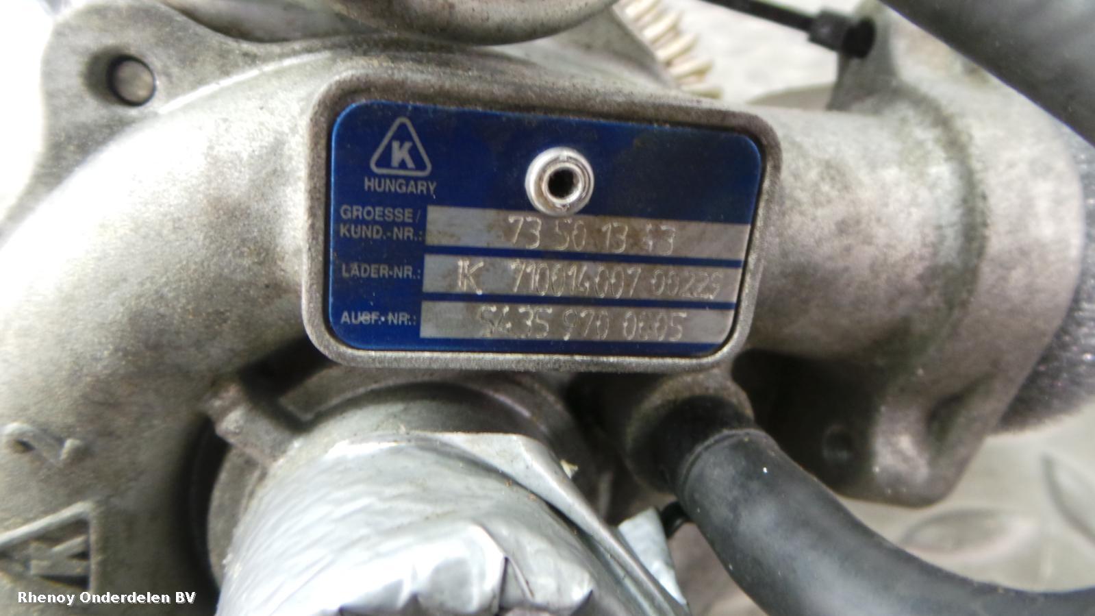2006 OPEL / VAUXHALL CORSA TURBO View Auto part TURBO OPEL / VAUXHALL CORSA 2006