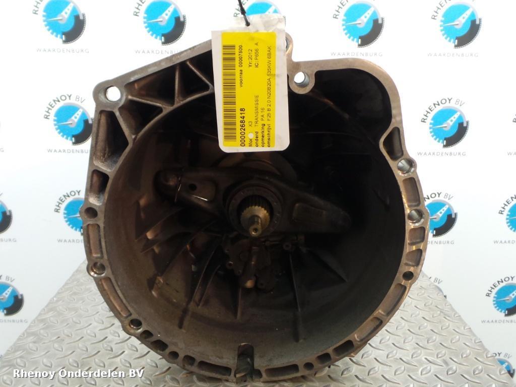 View Auto part TRANSMISSIE / VERSNELLINGSBAK BMW X3 2012