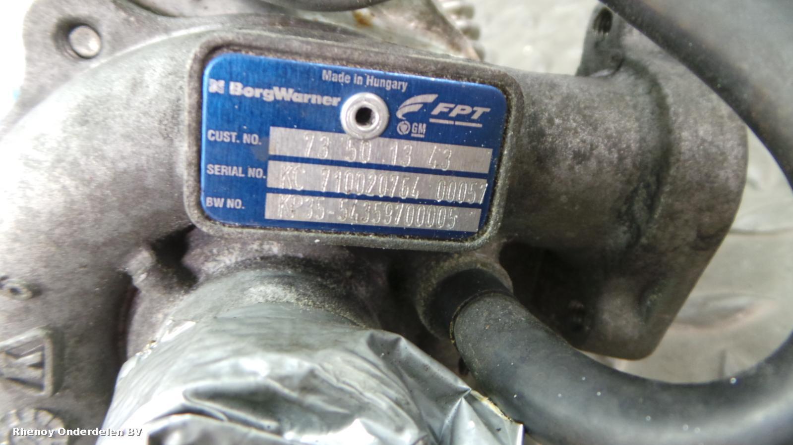 2008 FIAT GRANDE PUNTO TURBO View Auto part TURBO FIAT GRANDE PUNTO 2008