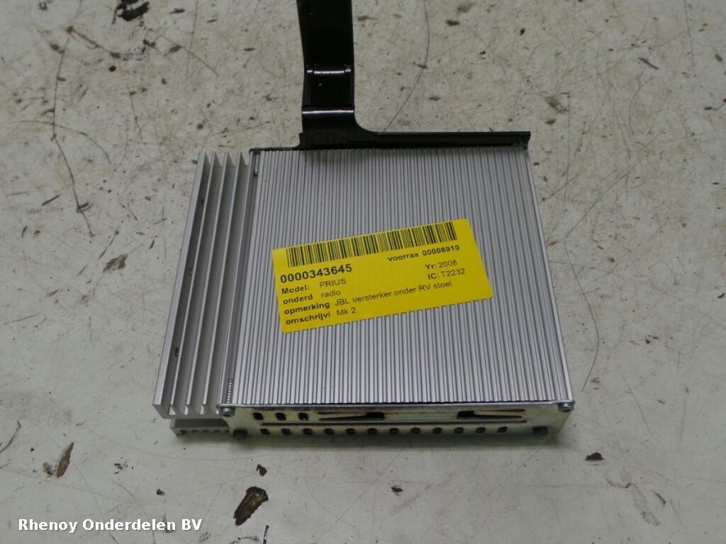 2008 TOYOTA PRIUS VERSTERKER UNIT AUDIO View Auto part VERSTERKER UNIT AUDIO TOYOTA PRIUS 2008