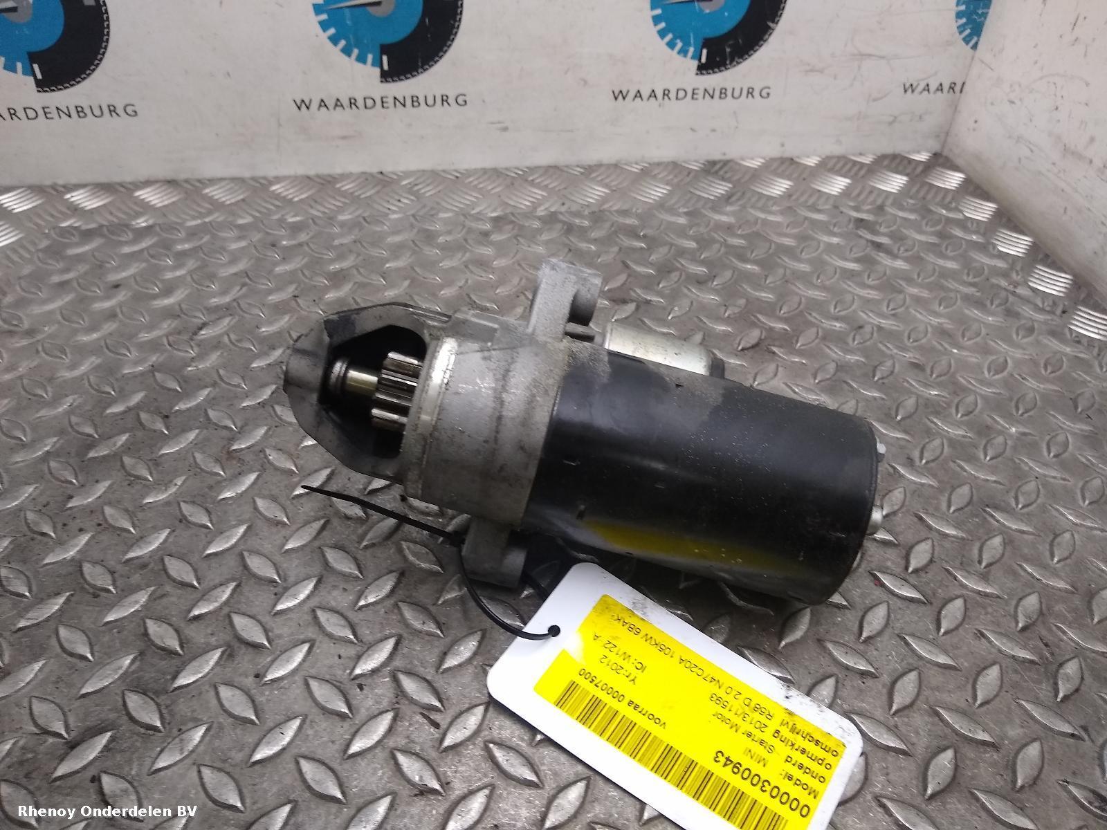 Bekijk Auto-onderdeel STARTMOTOR MINI (BMW) MINI 2012