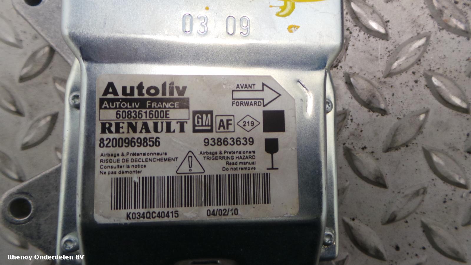 Bekijk Auto-onderdeel COMPUTER ECU RENAULT TRAFIC 2010