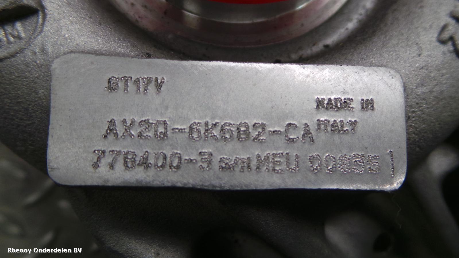 View Auto part TURBO JAGUAR XF 2010