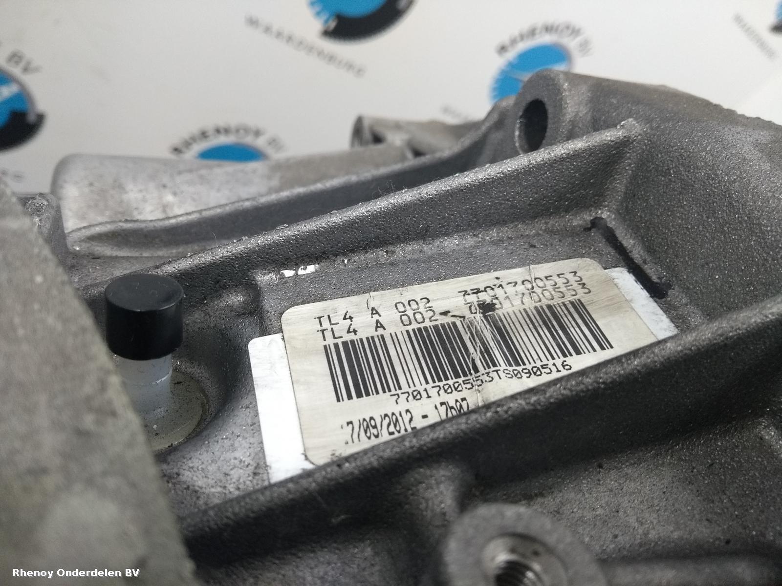 2012 RENAULT CLIO TRANSMISSIE / VERSNELLINGSBAK View Auto part TRANSMISSIE / VERSNELLINGSBAK RENAULT CLIO 2012