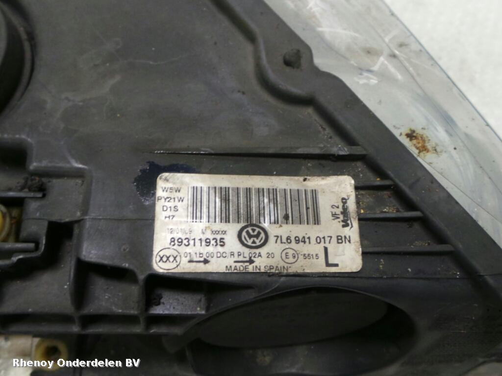View Auto part KOPLAMP L VOLKSWAGEN TOUAREG 2006