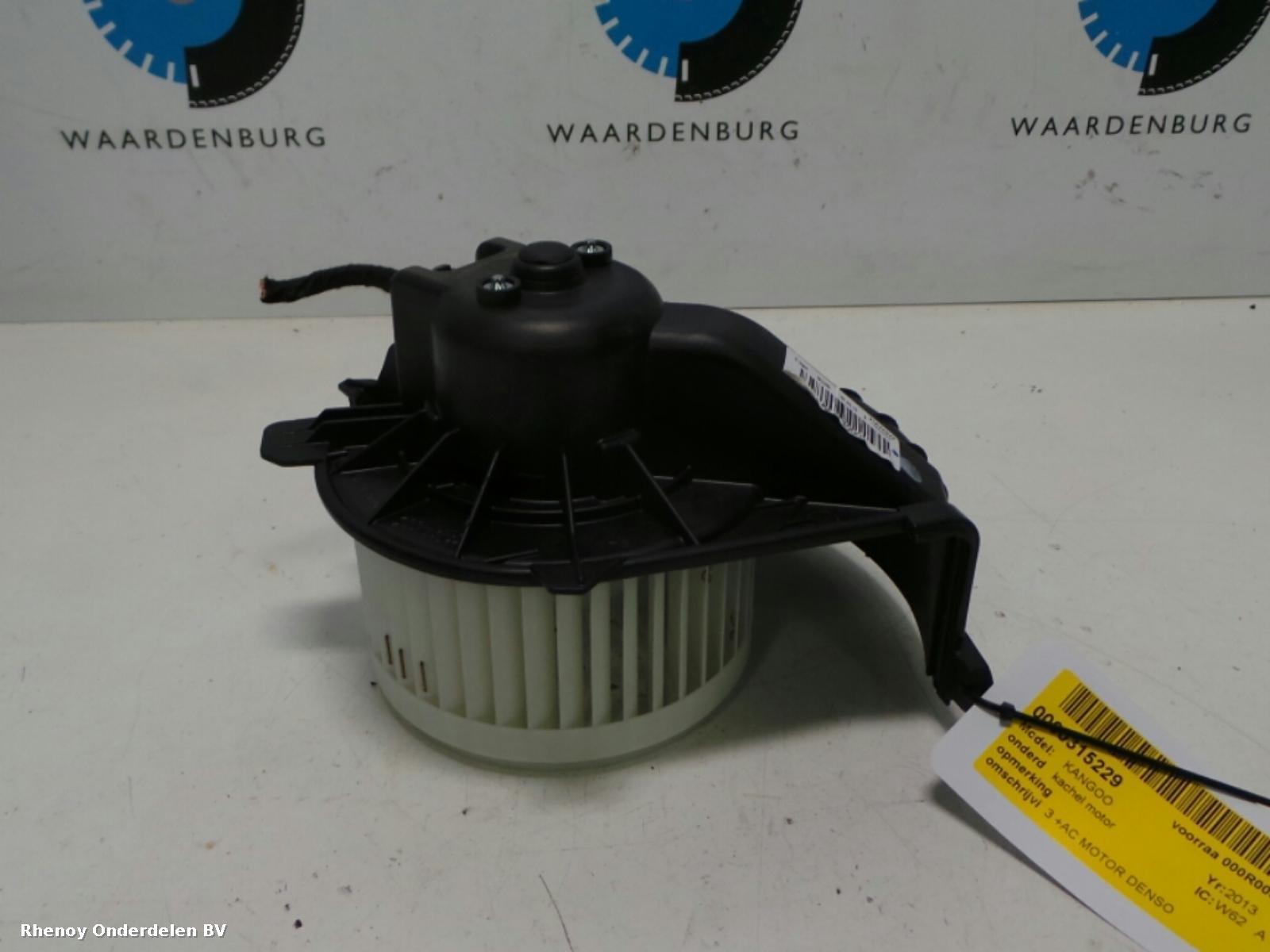 2013 RENAULT KANGOO Heater Motor/Assembly View Auto part Heater Motor/Assembly RENAULT KANGOO 2013