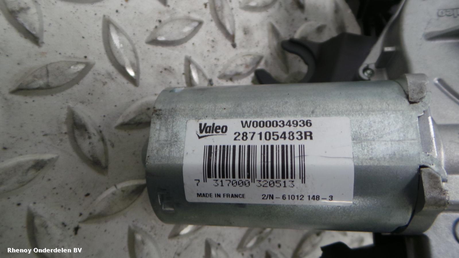 View Auto part RUITENWISSERMOTOR ACHTER RENAULT CAPTUR 2013