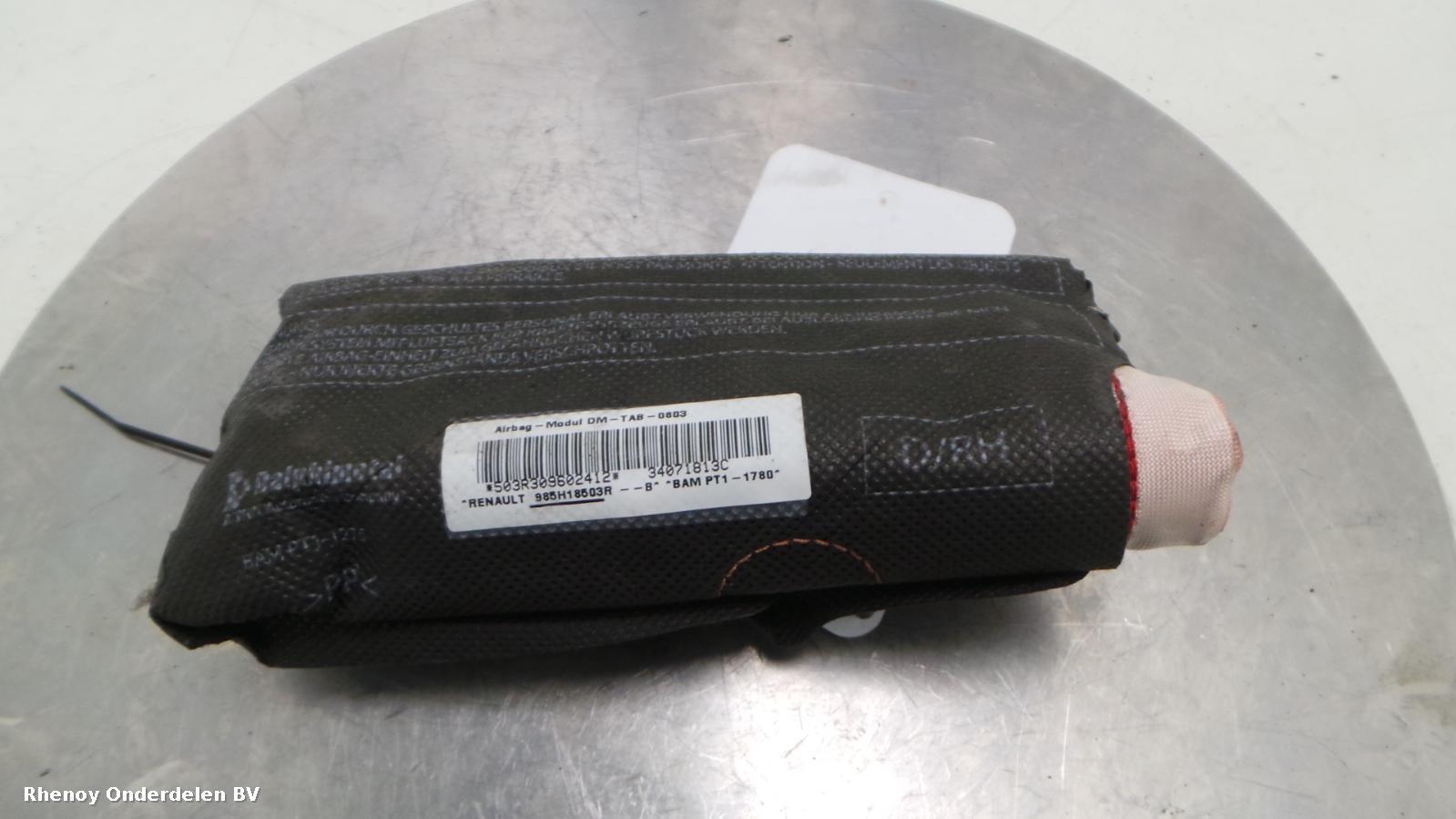 2013 RENAULT CLIO AIRBAG RECHTS View Auto part AIRBAG RECHTS RENAULT CLIO 2013