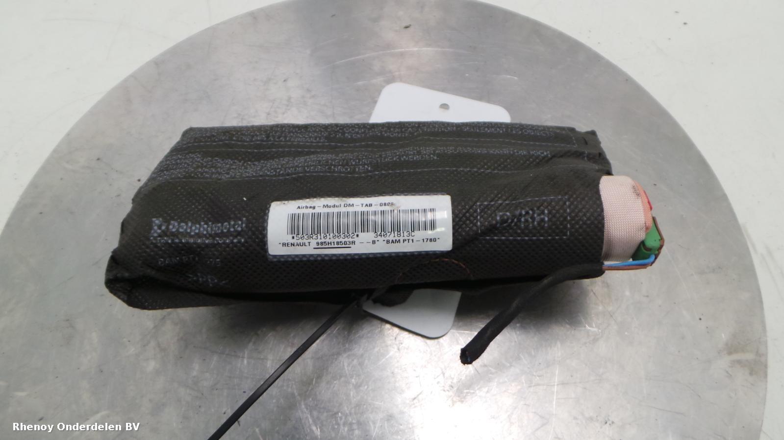 2013 RENAULT CLIO AIRBAG RECHTS View Auto part AIRBAG RECHTS RENAULT CLIO 2013