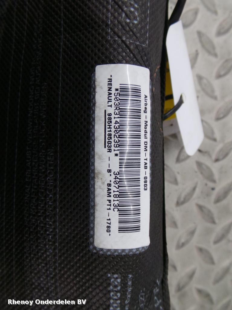 2013 RENAULT CLIO AIRBAG RECHTS View Auto part AIRBAG RECHTS RENAULT CLIO 2013