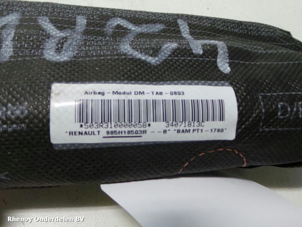 View Auto part AIRBAG RECHTS RENAULT CLIO 2013