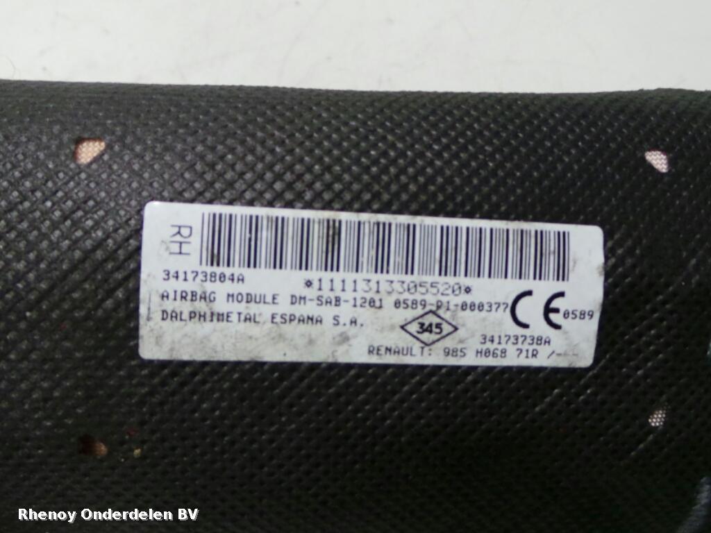 2013 DACIA SANDERO AIRBAG RECHTS View Auto part AIRBAG RECHTS DACIA SANDERO 2013