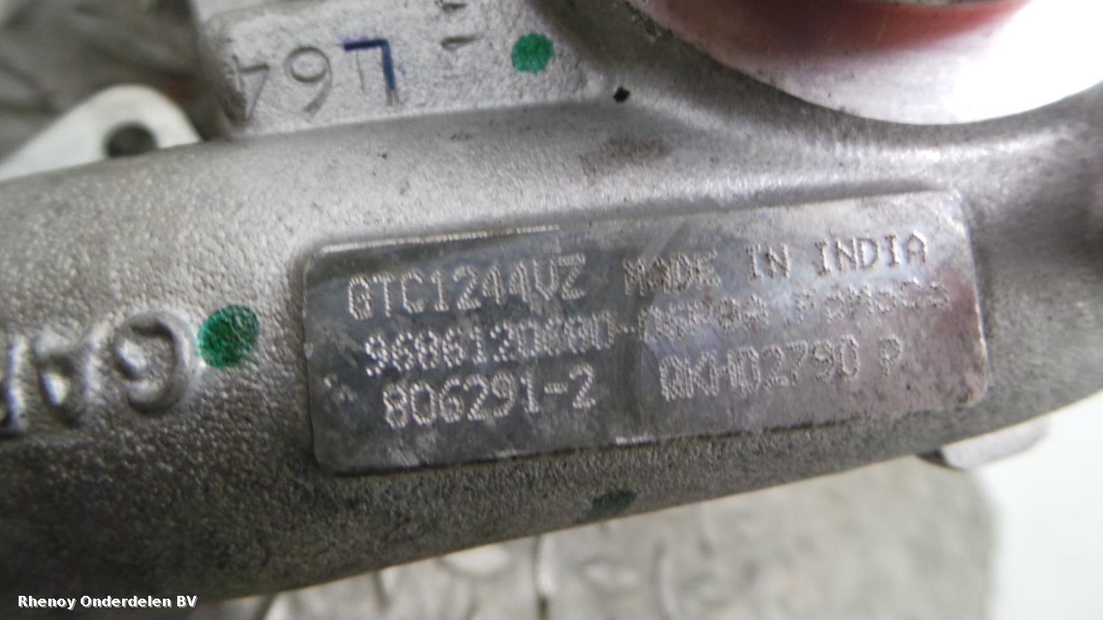 2014 CITROEN DS4 TURBO View Auto part TURBO CITROEN DS4 2014