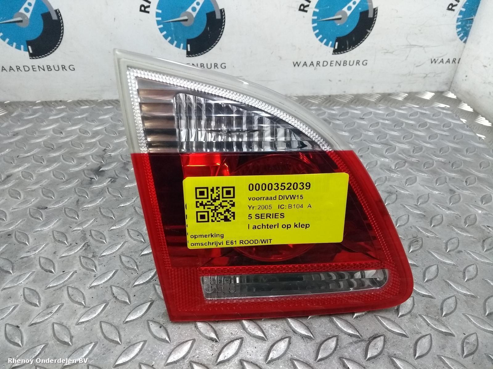 Bekijk Auto-onderdeel ACHTERLICHT L BMW 5 SERIES 2005
