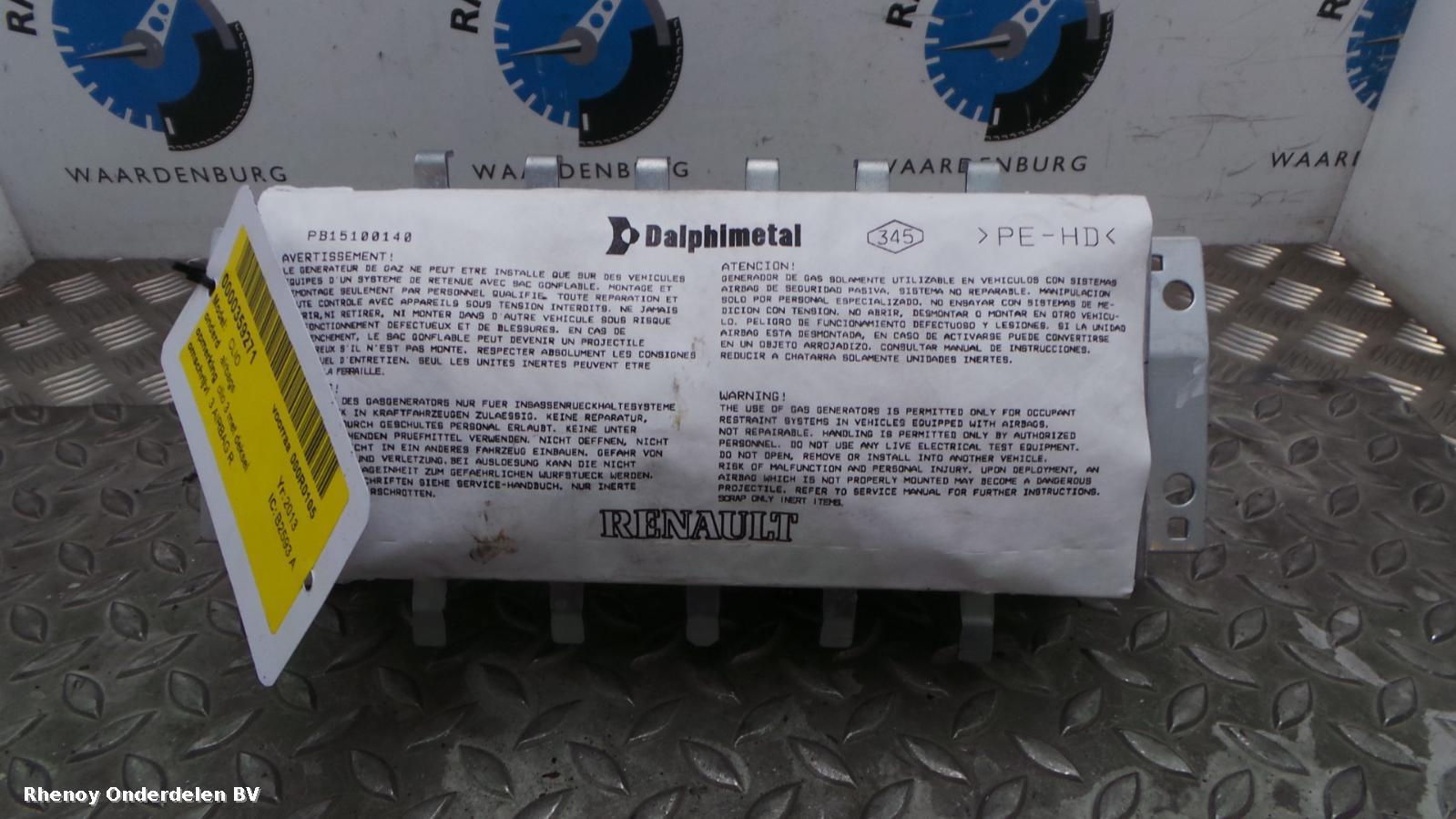 Bekijk Auto-onderdeel AIRBAG RECHTS RENAULT CLIO 2013