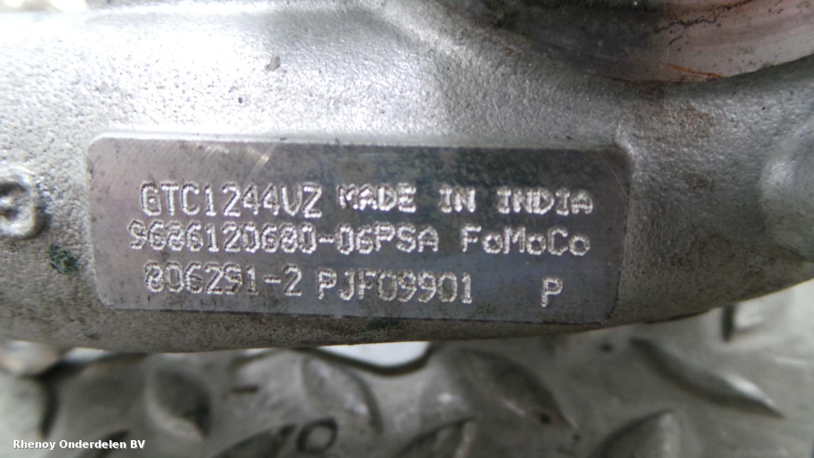 View Auto part TURBO CITROEN C5 2014
