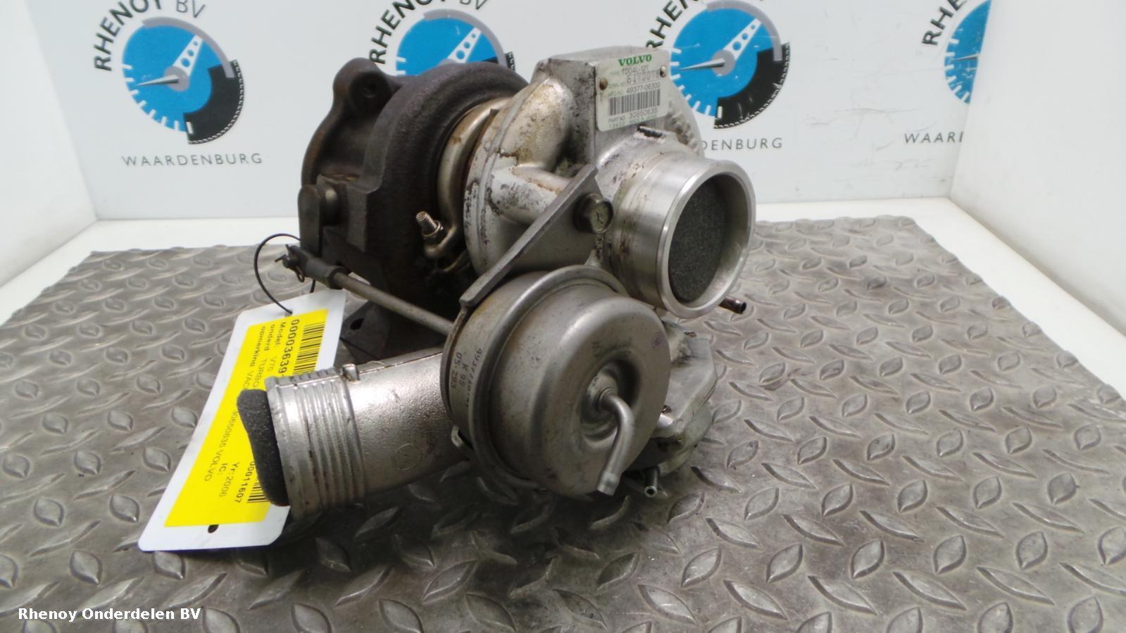 2006 VOLVO V70 TURBO View Auto part TURBO VOLVO V70 2006