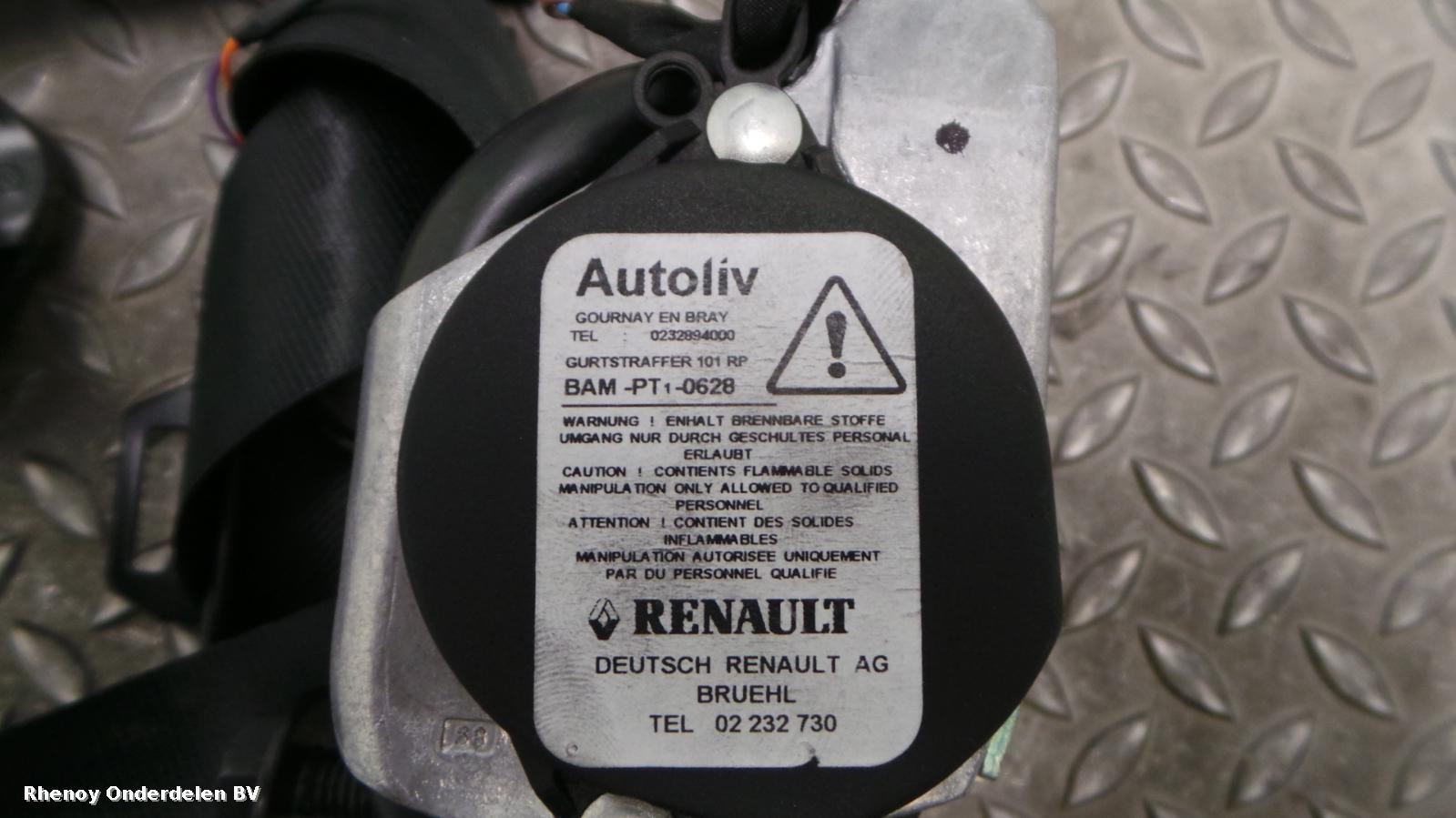 Bekijk Auto-onderdeel VEILIGHEIDSGORDEL RENAULT CLIO 2013