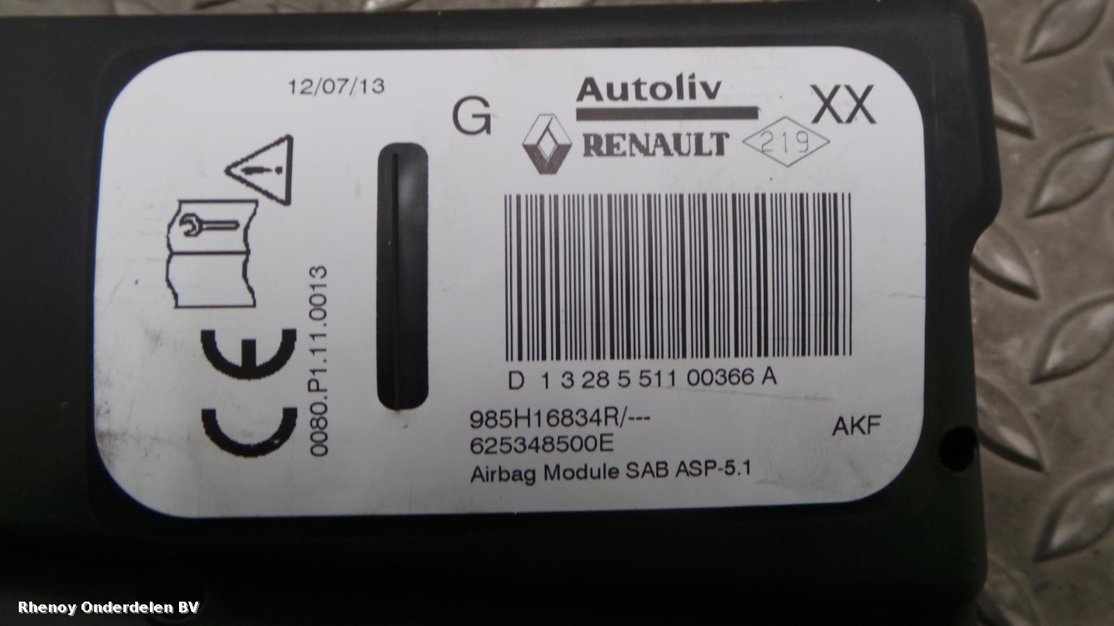 View Auto part L Air Bag RENAULT CLIO 2013