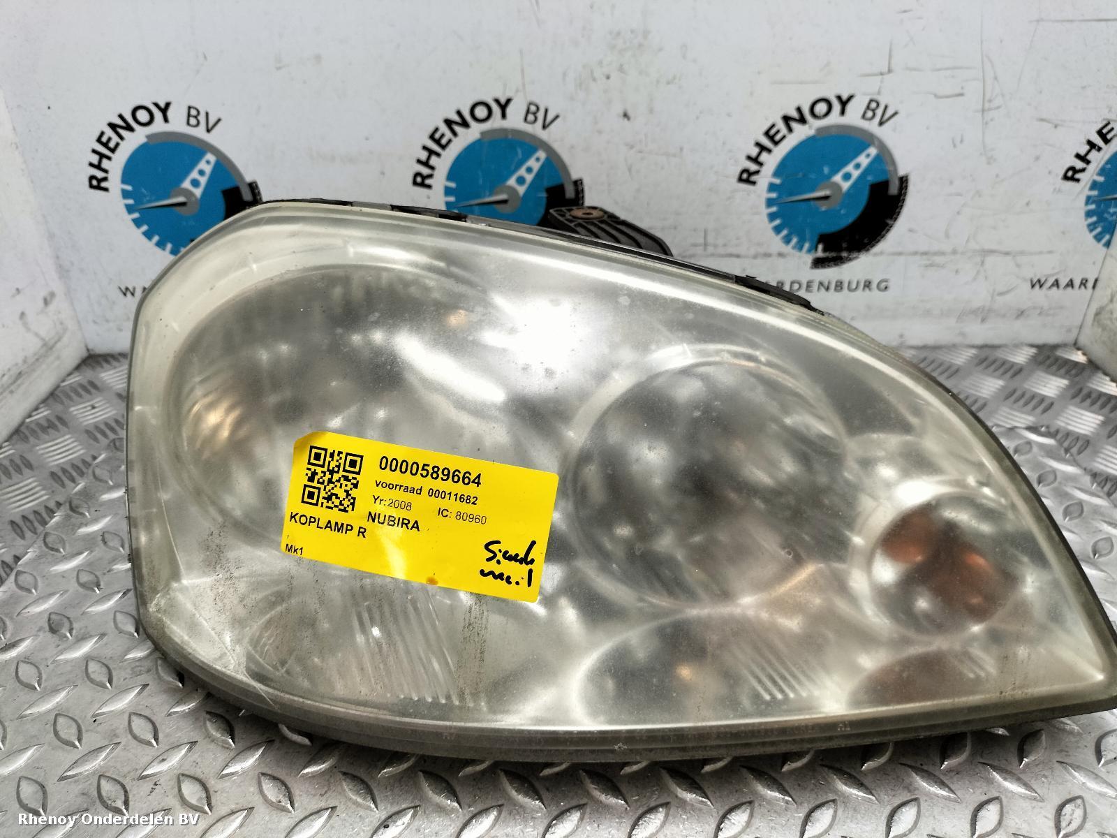 Bekijk Auto-onderdeel KOPLAMP R CHEVROLET NUBIRA 2008