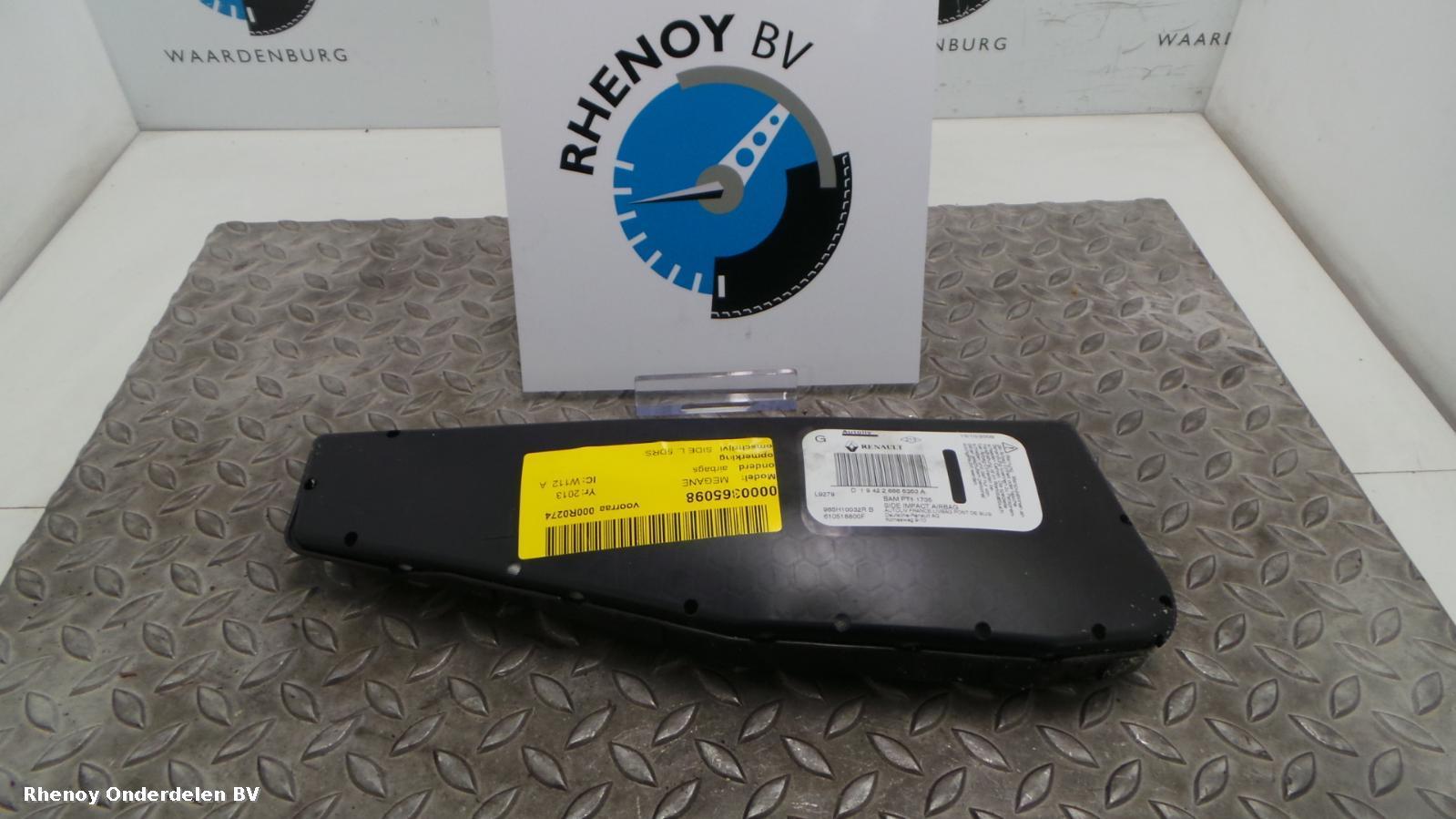 2013 RENAULT MEGANE AIRBAG LINKS View Auto part AIRBAG LINKS RENAULT MEGANE 2013