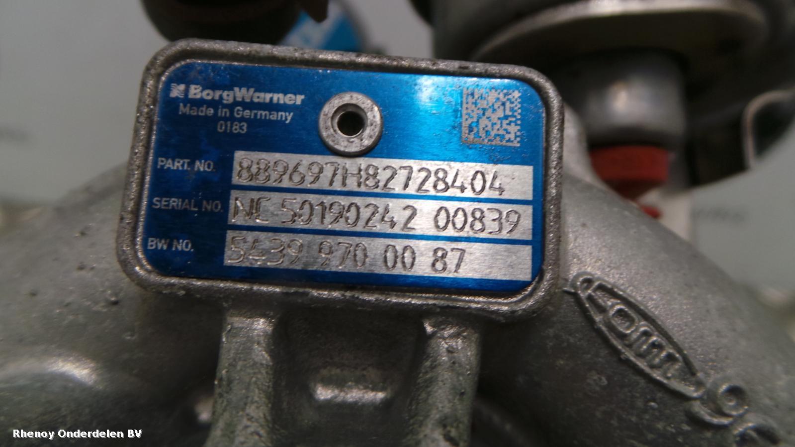 View Auto part TURBO RENAULT SCENIC 2012