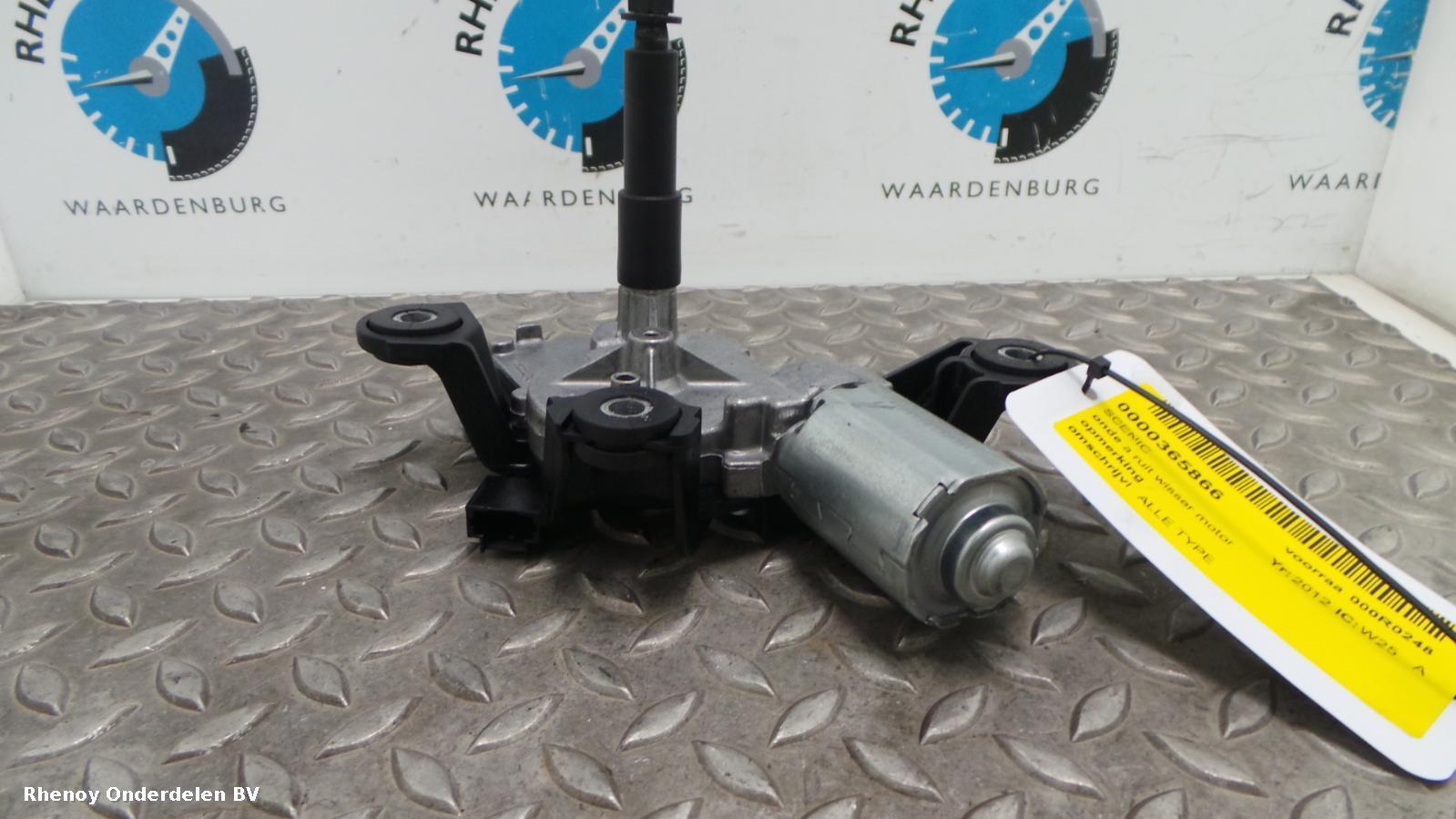 View Auto part RUITENWISSERMOTOR ACHTER RENAULT SCENIC 2012