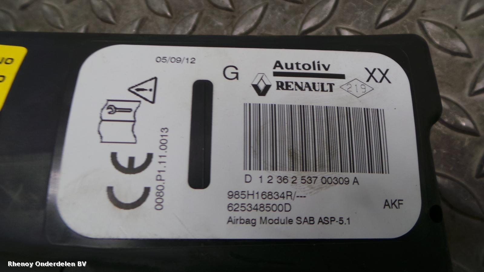 View Auto part L Air Bag RENAULT CLIO 2014
