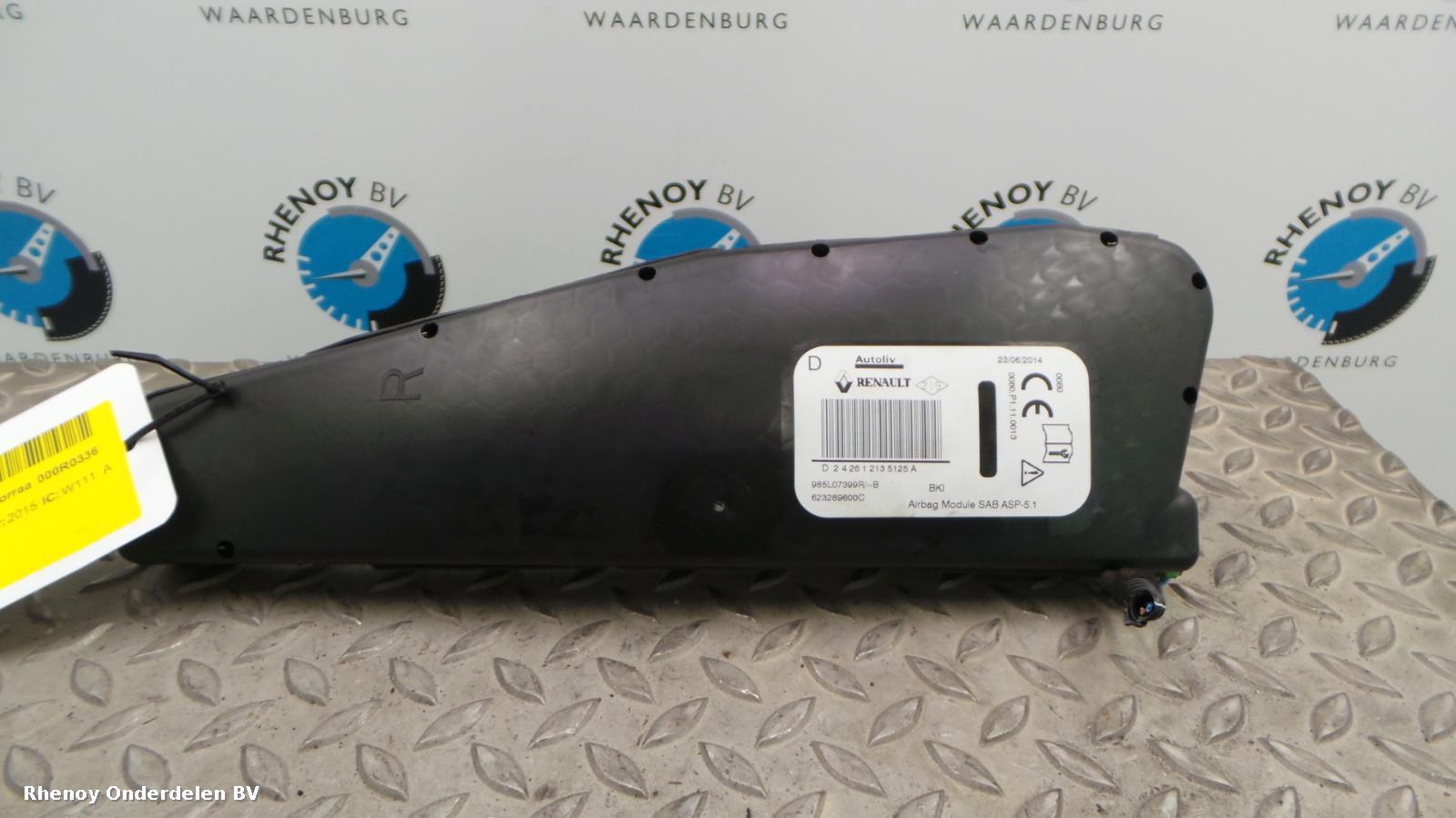2015 RENAULT MEGANE AIRBAG RECHTS View Auto part AIRBAG RECHTS RENAULT MEGANE 2015