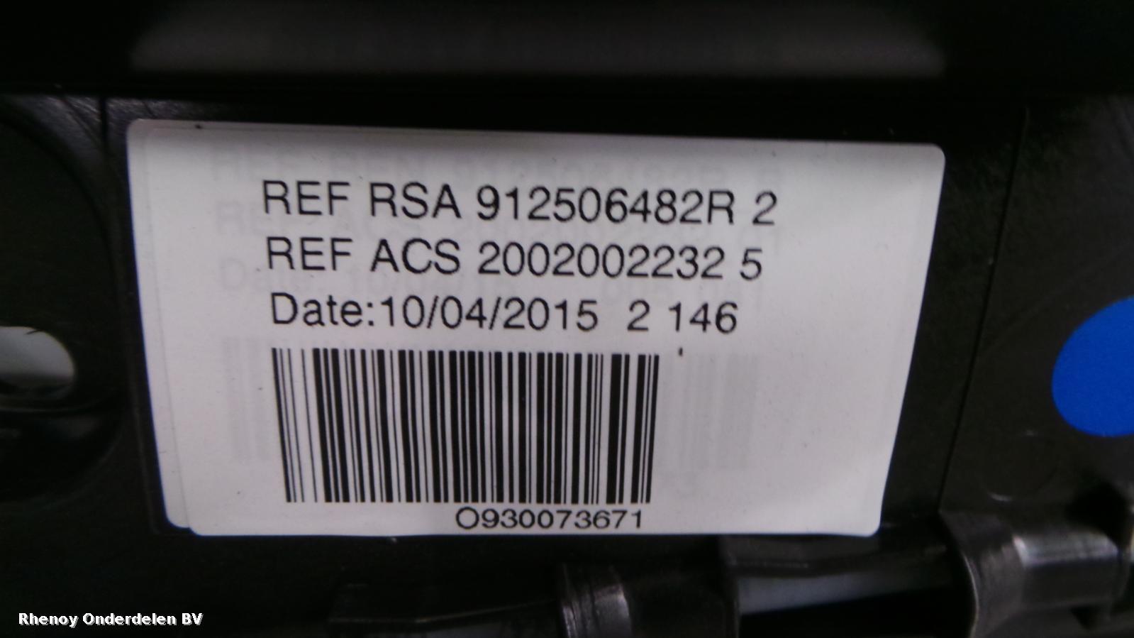 View Auto part HEMEL RENAULT KADJAR 2015
