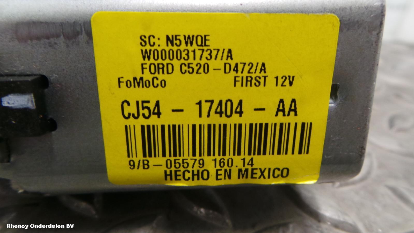 2015 FORD KUGA RUITENWISSERMOTOR ACHTER View Auto part RUITENWISSERMOTOR ACHTER FORD KUGA 2015