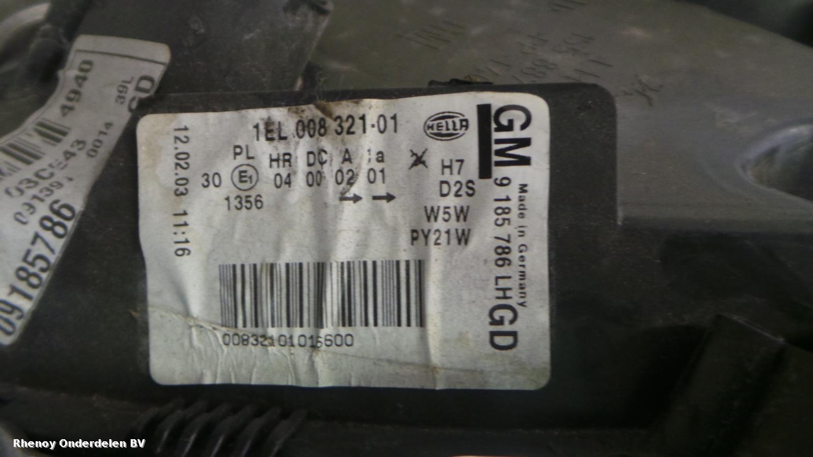 Bekijk Auto-onderdeel KOPLAMP L OPEL / VAUXHALL VECTRA 2004