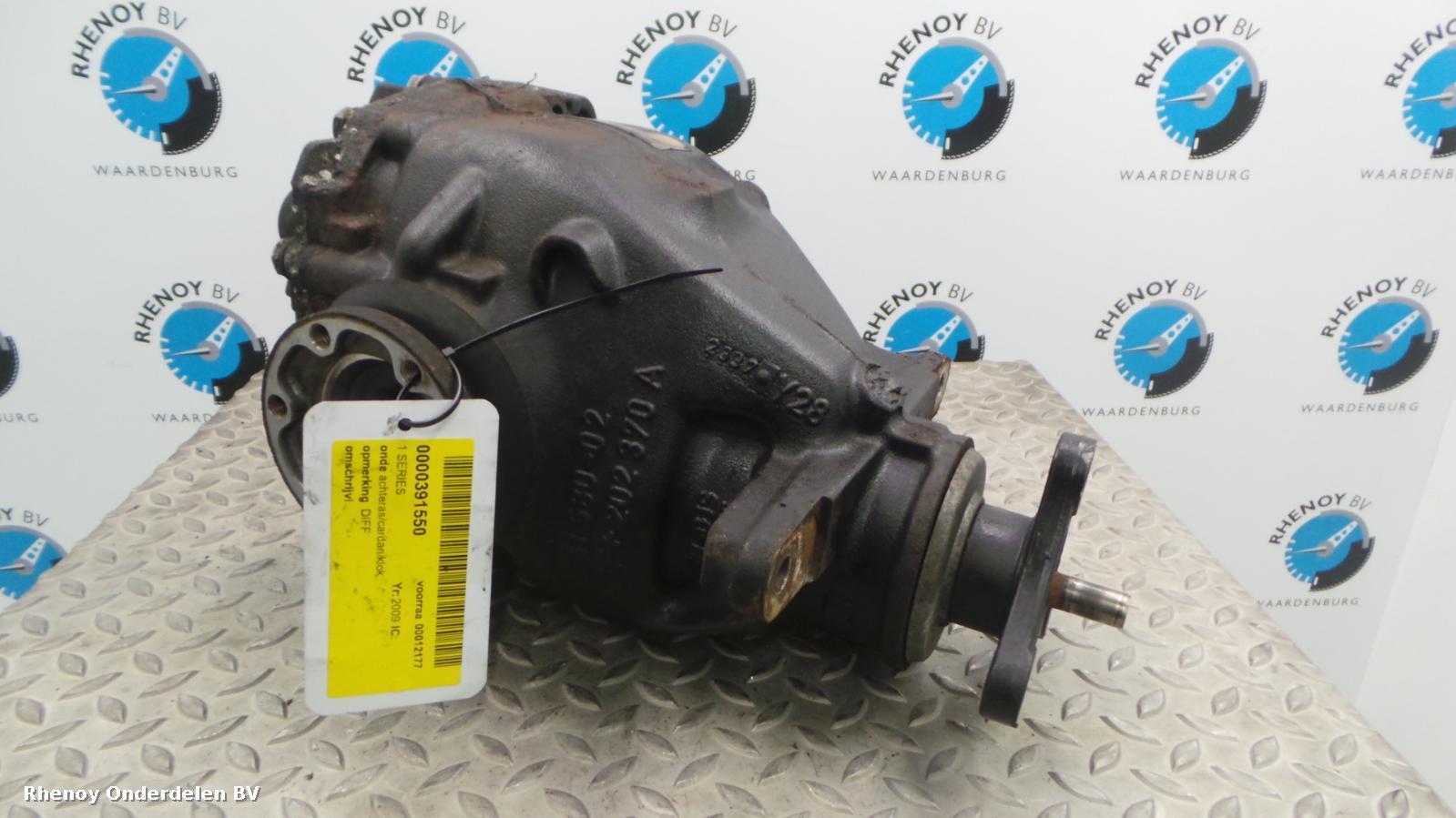 2009 BMW 1 SERIES Differential Assembly View Auto part Differential Assembly BMW 1 SERIES 2009