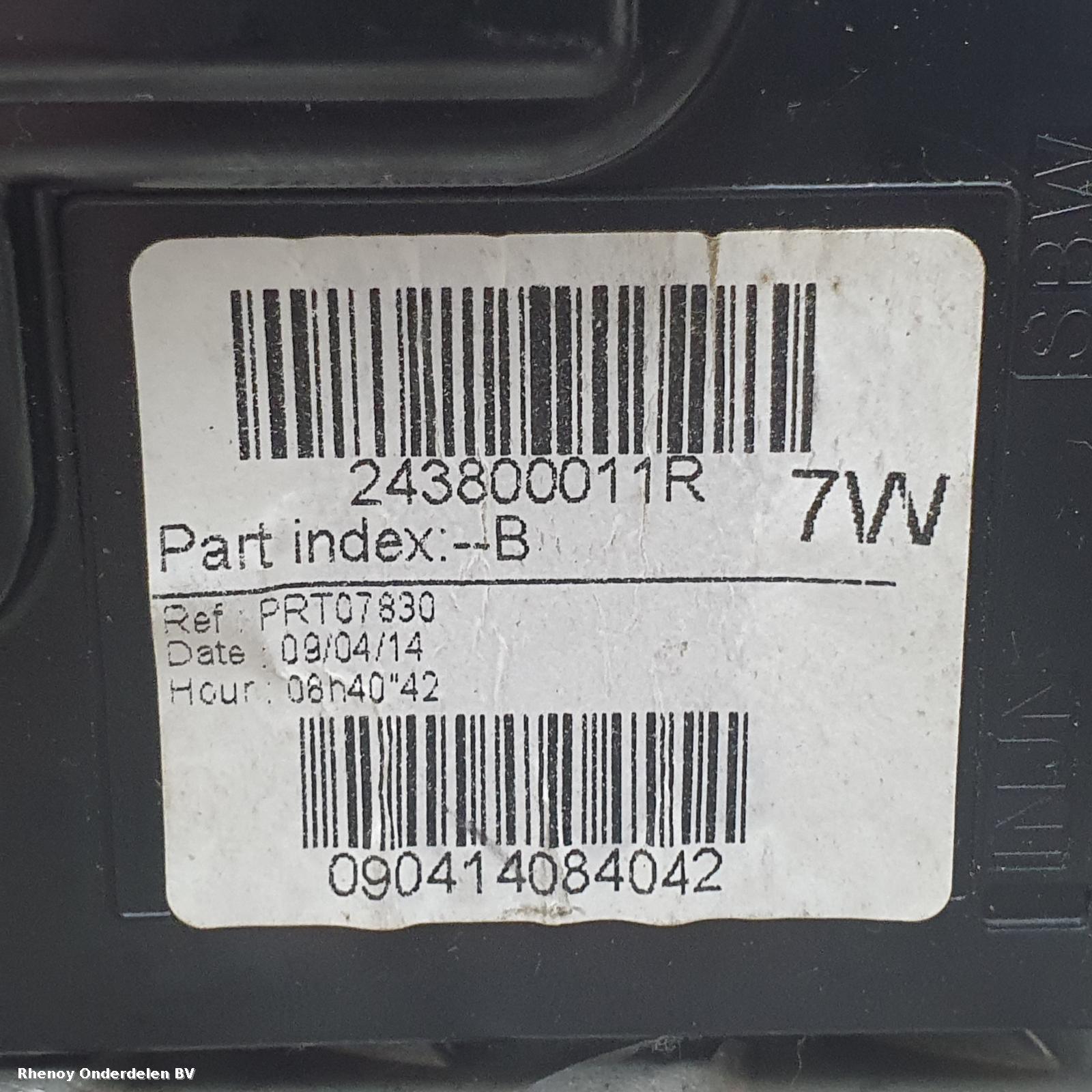 View Auto part OVERIGE RENAULT MEGANE 2014
