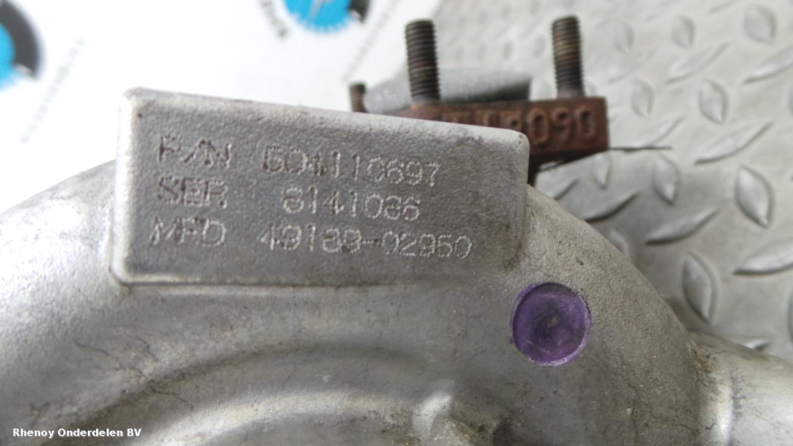 2009 CITROEN RELAY/JUMPER Turbocharger View Auto part Turbocharger CITROEN RELAY/JUMPER 2009