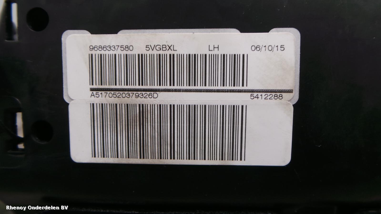 Bekijk Auto-onderdeel AIRBAG LINKS PEUGEOT 508 2015